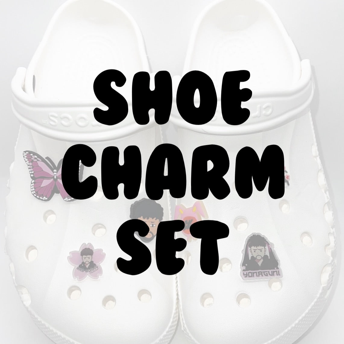 Shoe charm set