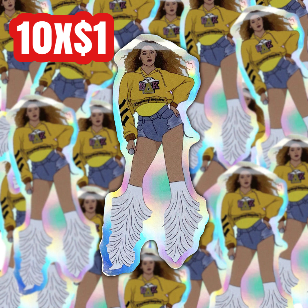 Beyonce Coachella holographic Sticker