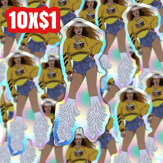 Beyonce Coachella holographic Sticker