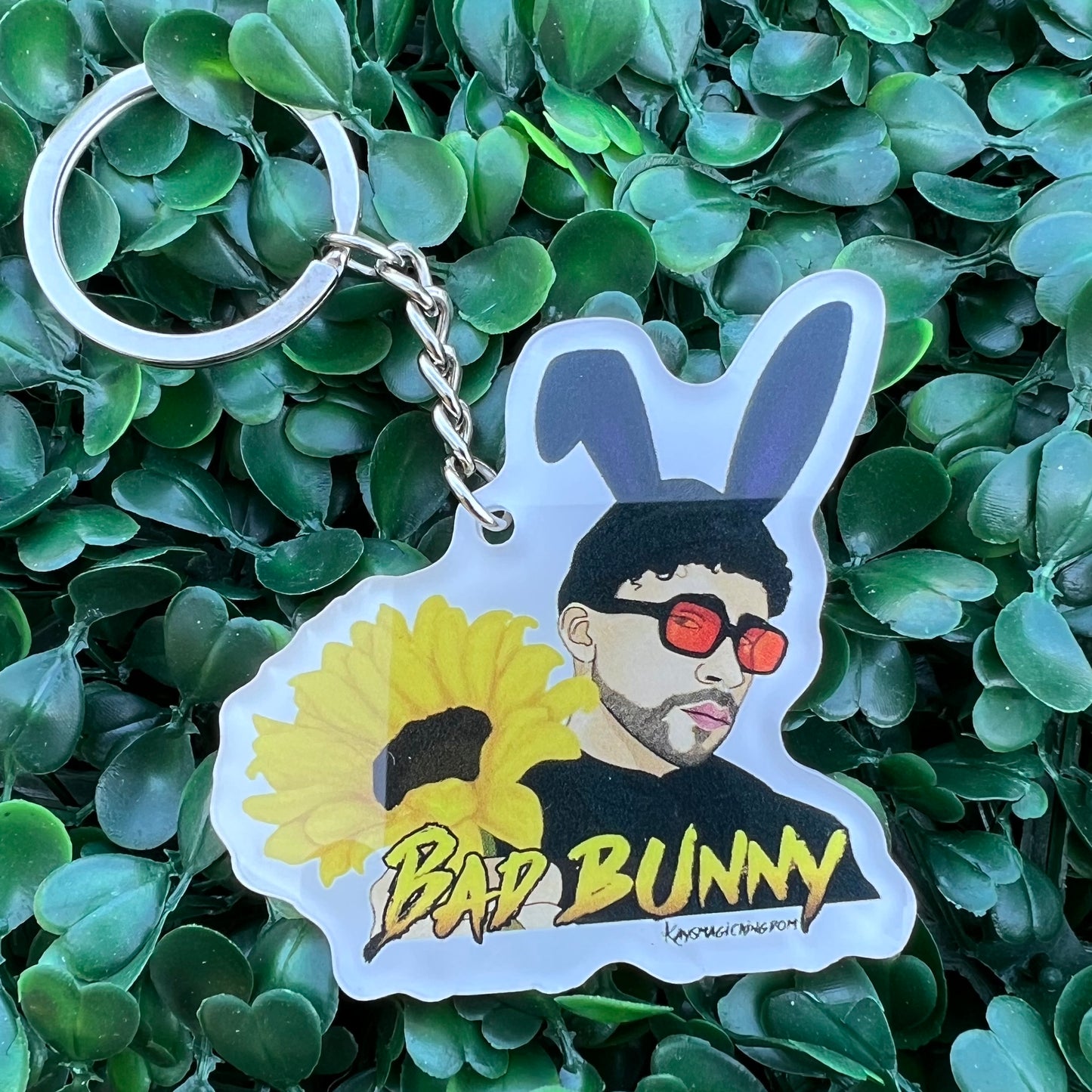 Benito Sun Flower Side Keychain