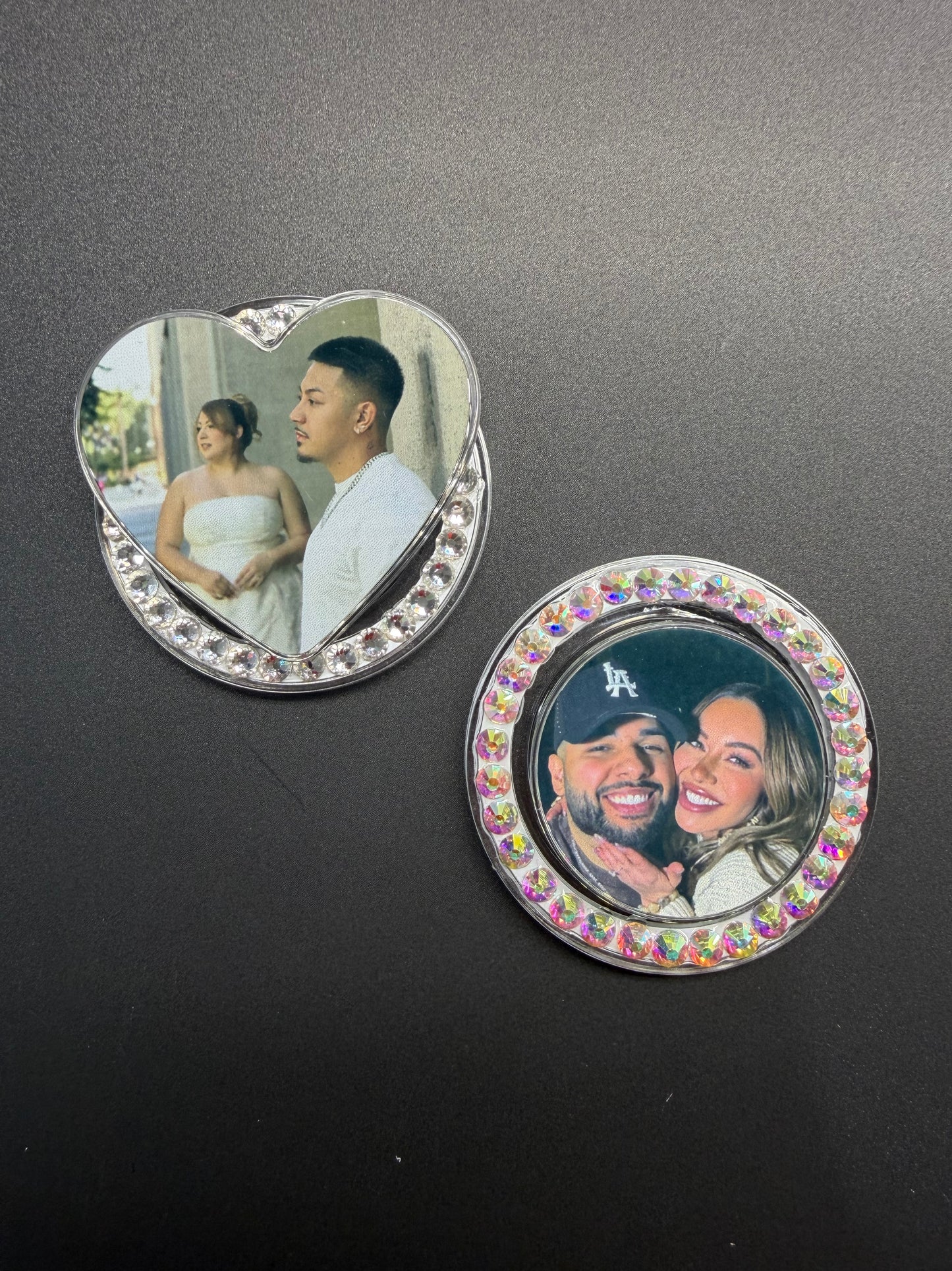 Rhinestone phone grip