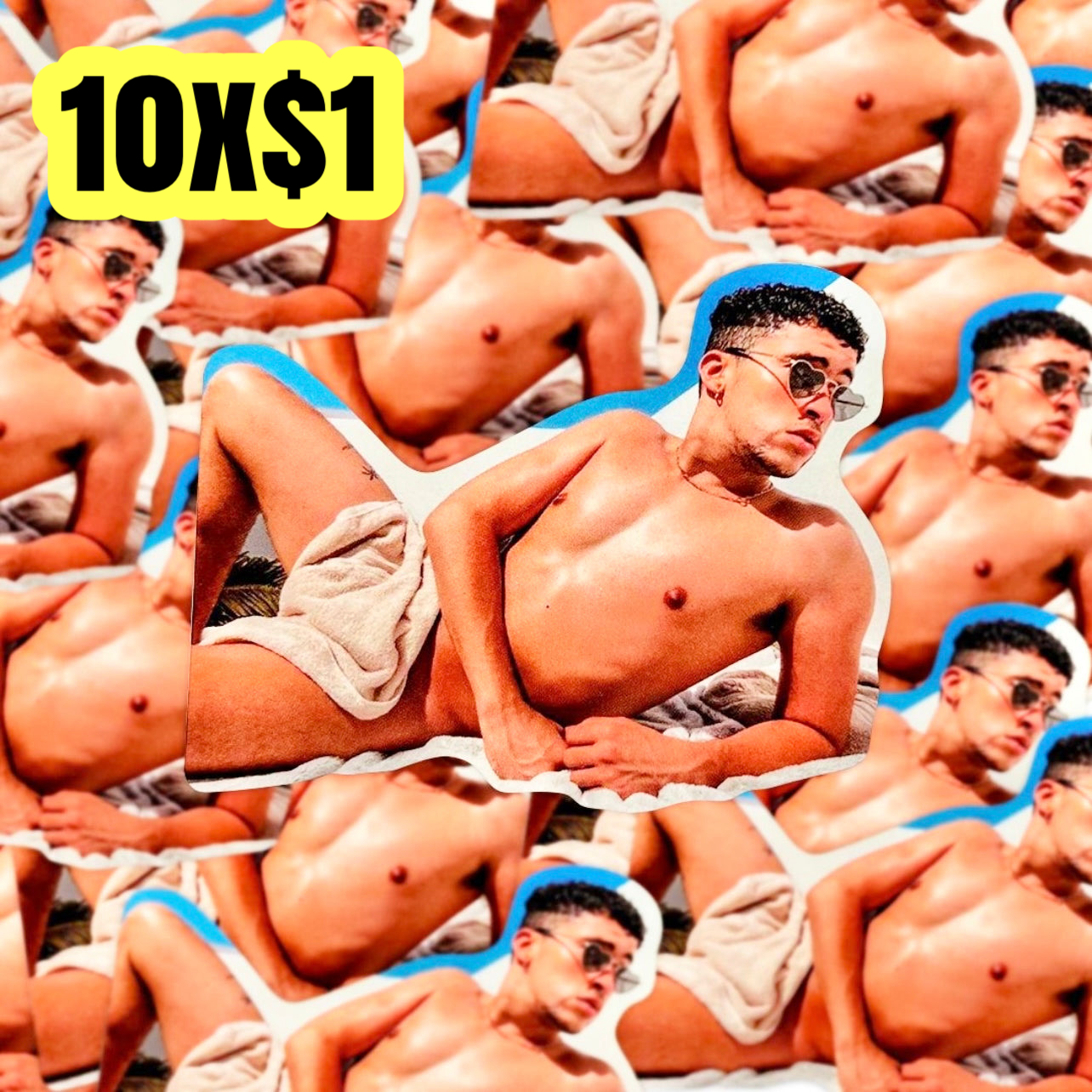 Benito Sun Tan Sticker
