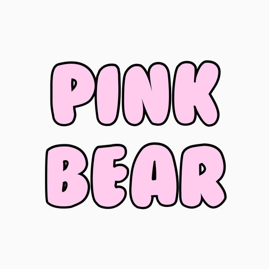 Pink bear