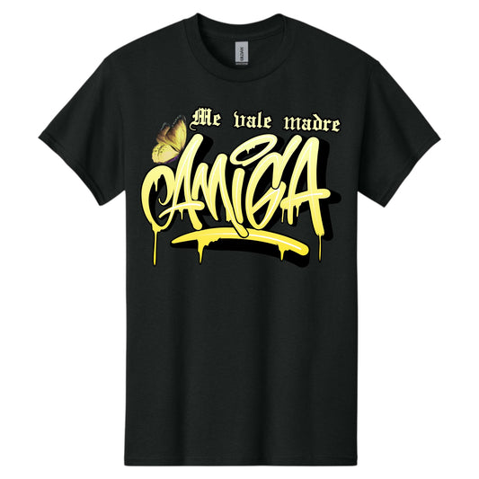 Yellow logo amiga shirt