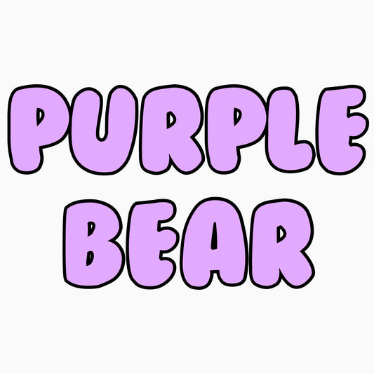 Purple bear