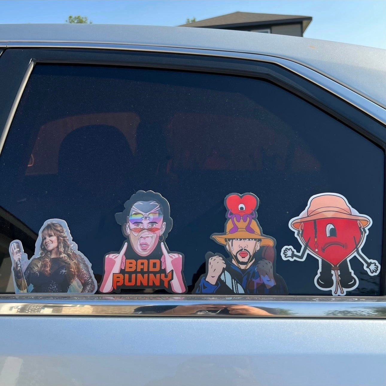 3D bb evil eye car sticker