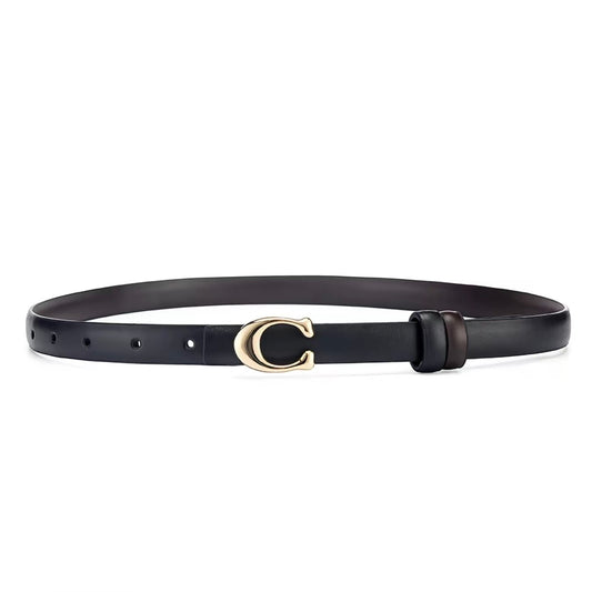 Belt with letter C on it