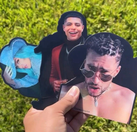 3D car stickers 3pc set