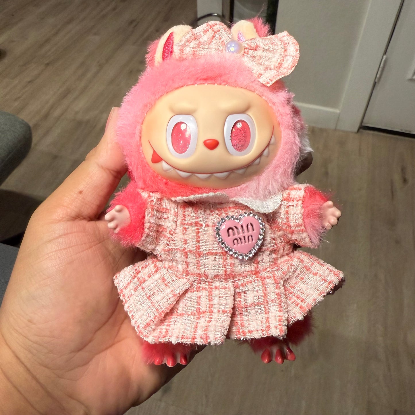 Pink dress fit only