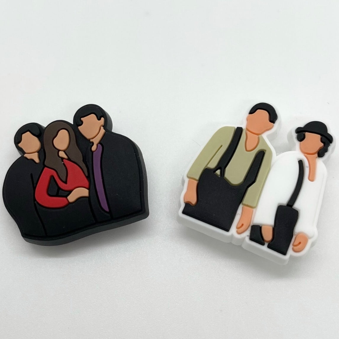 Vampire Diaries 2pc Shoe Charm Set