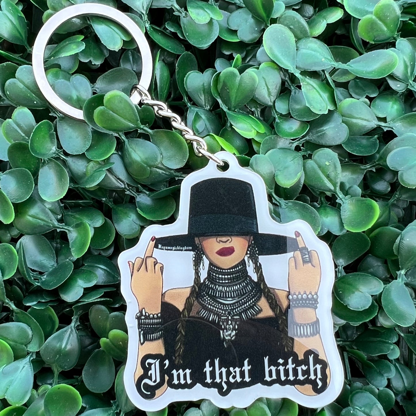 Beyonce That Bitch Keychain