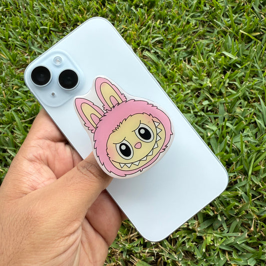 Lafufu pink phone grip