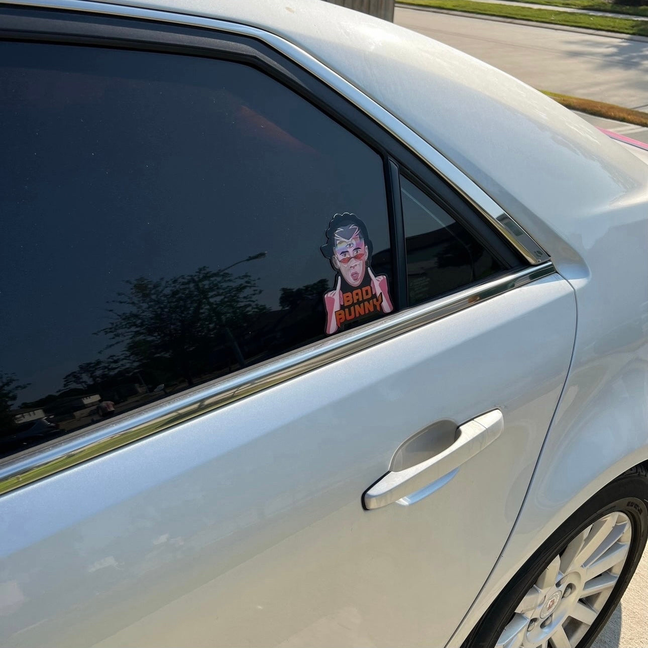 3D bb evil eye car sticker