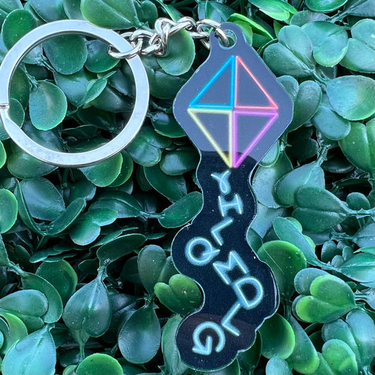 YHLQMDLG kite keychain