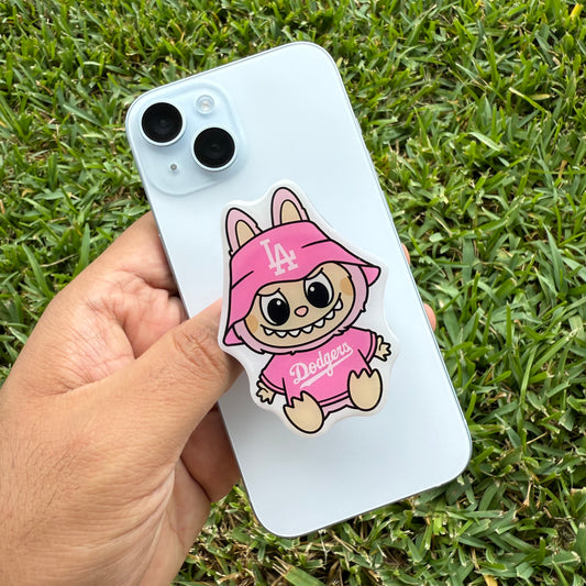 Lafufu pink pink LA phone grip