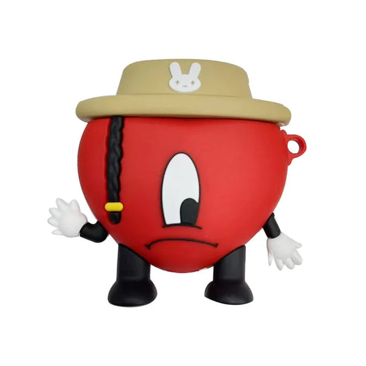 Red heart airpod case