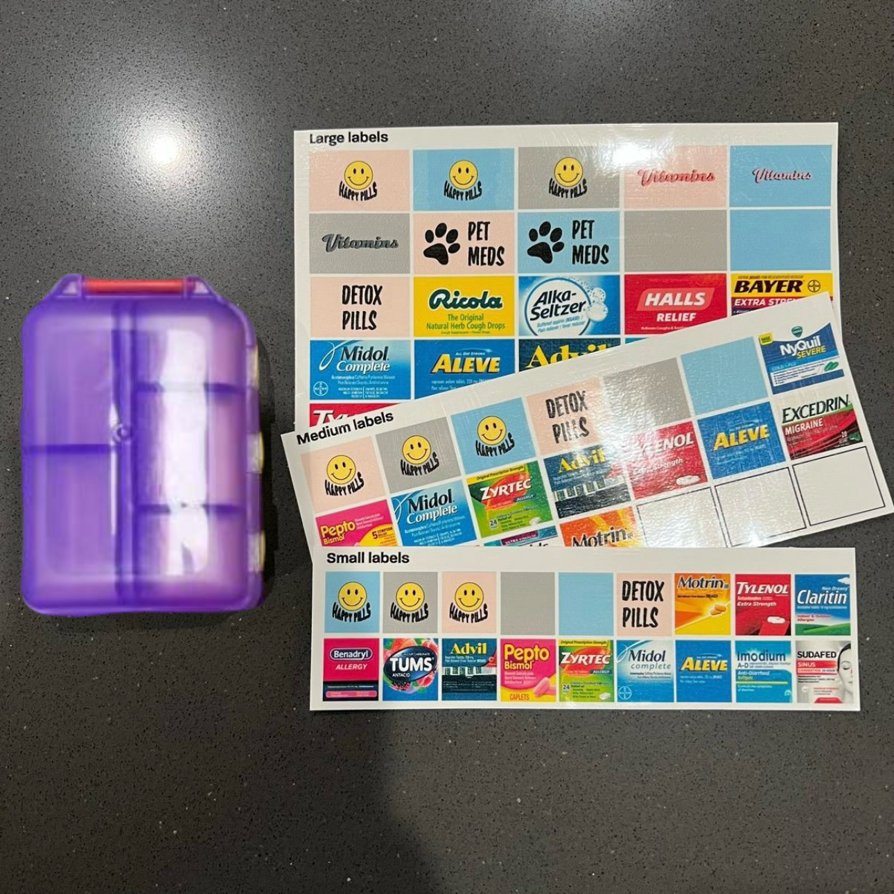 Pocket pharmacy organizer