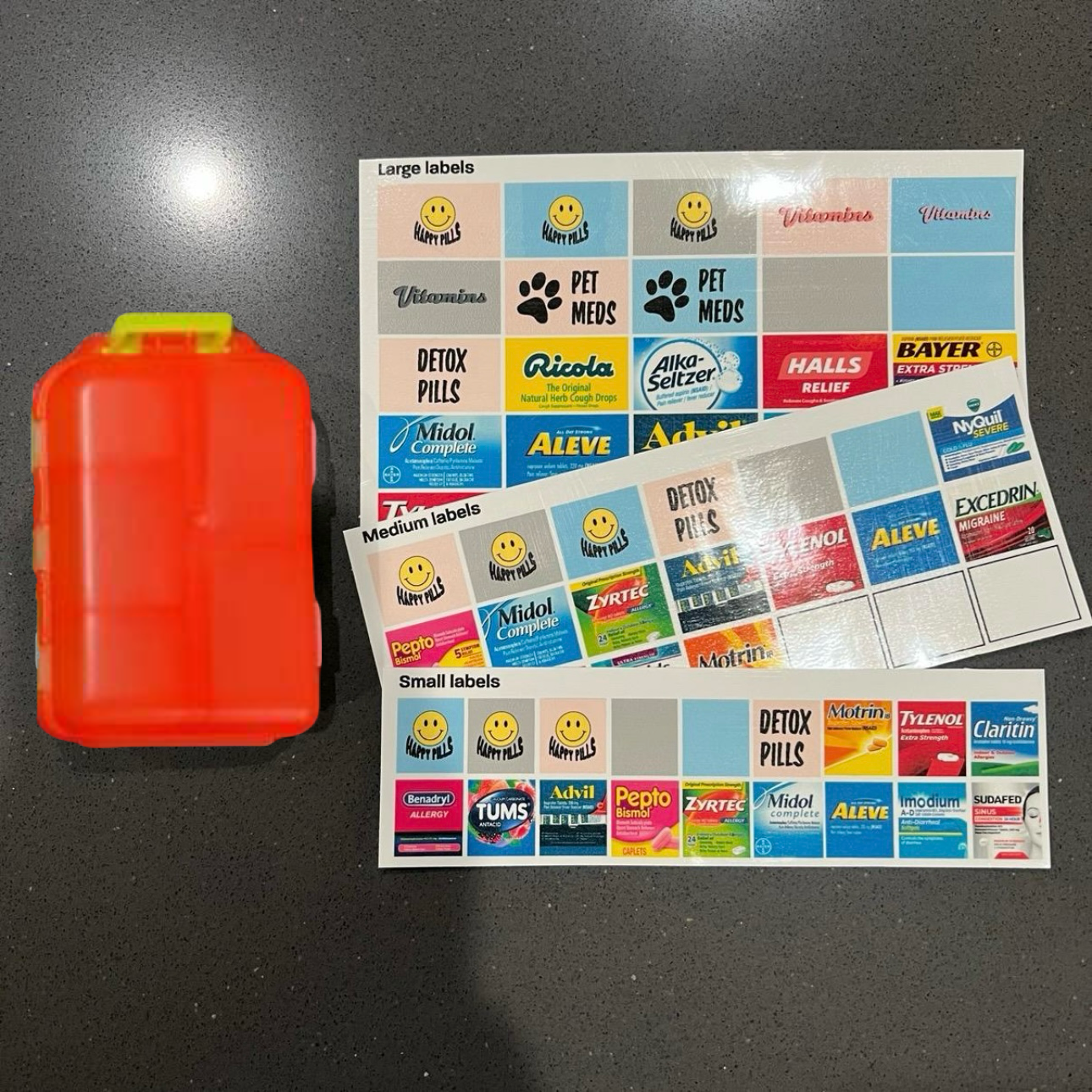 Pocket pharmacy organizer