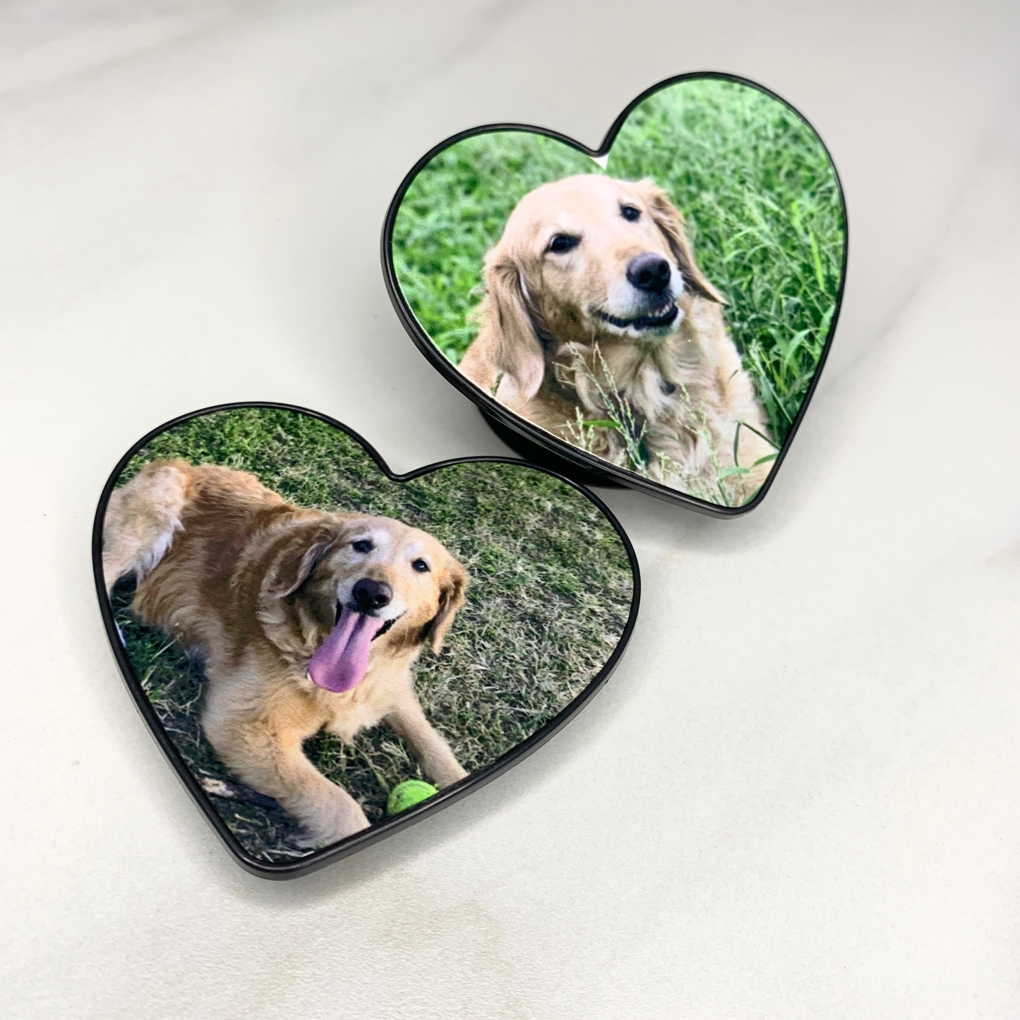 Custom Heart Photo Phone Grip