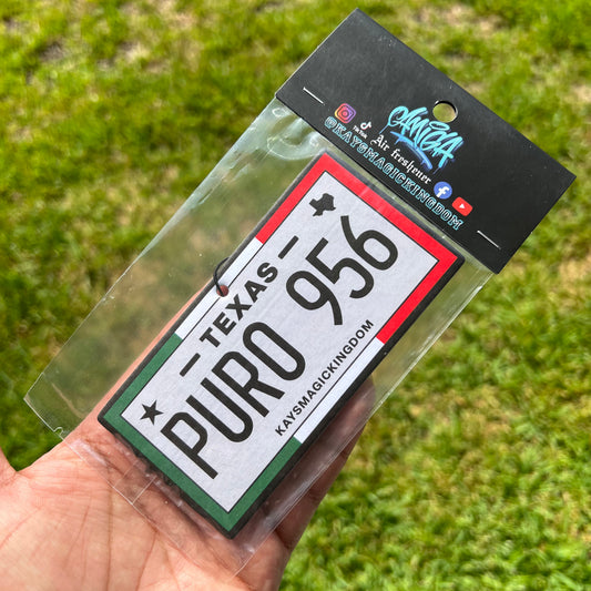Puro 956 latino flag air freshener