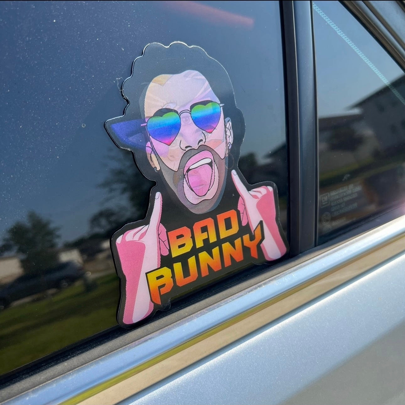 3D bb evil eye car sticker