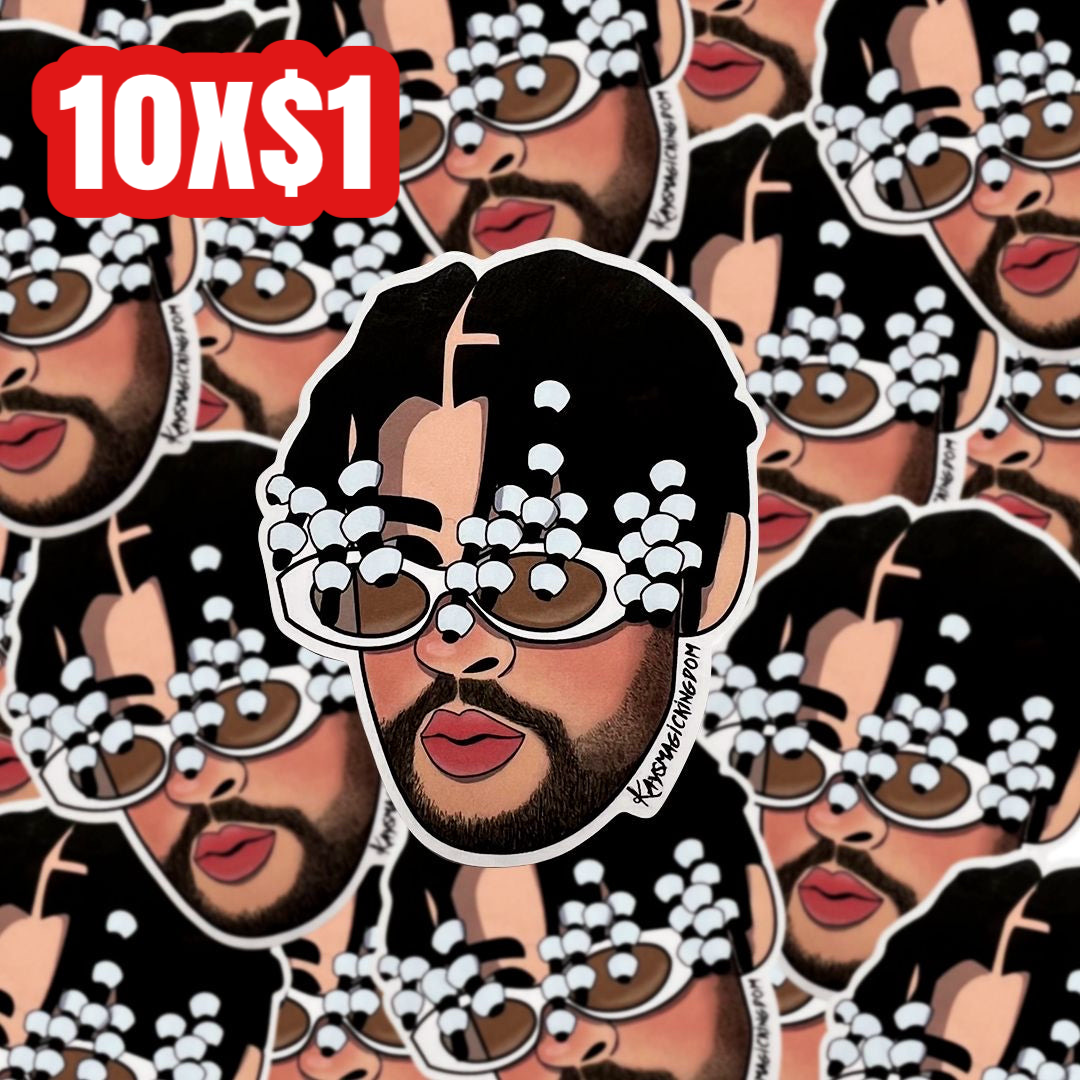 Benito Braids Sticker