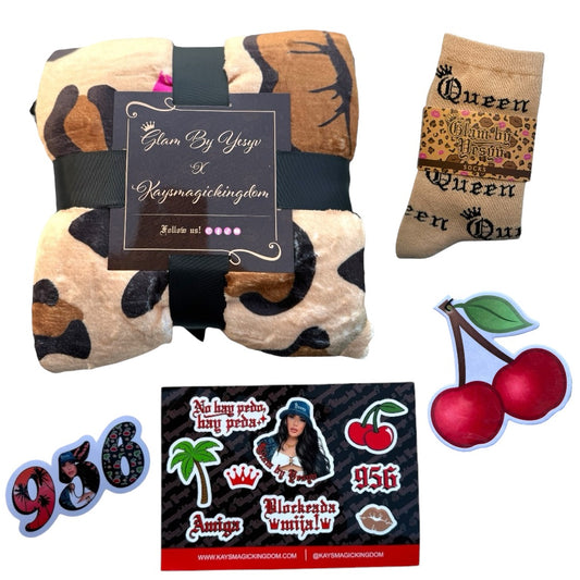 Glambyyesyv blanket bundle QUEEN