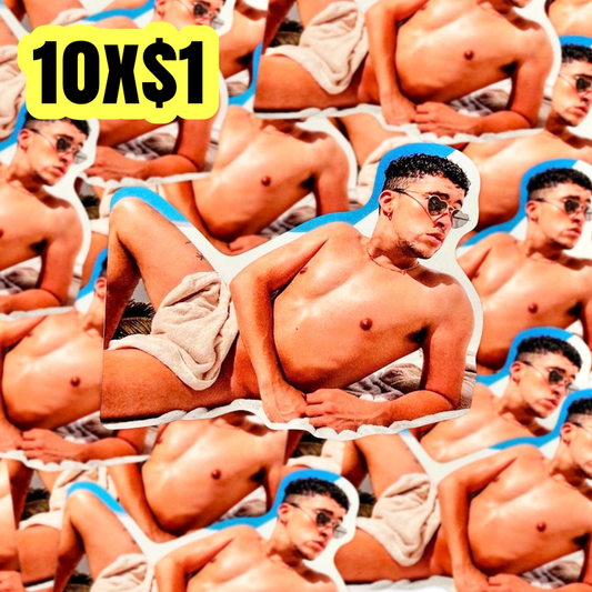 10pcs Benito Sun Tan Sticker