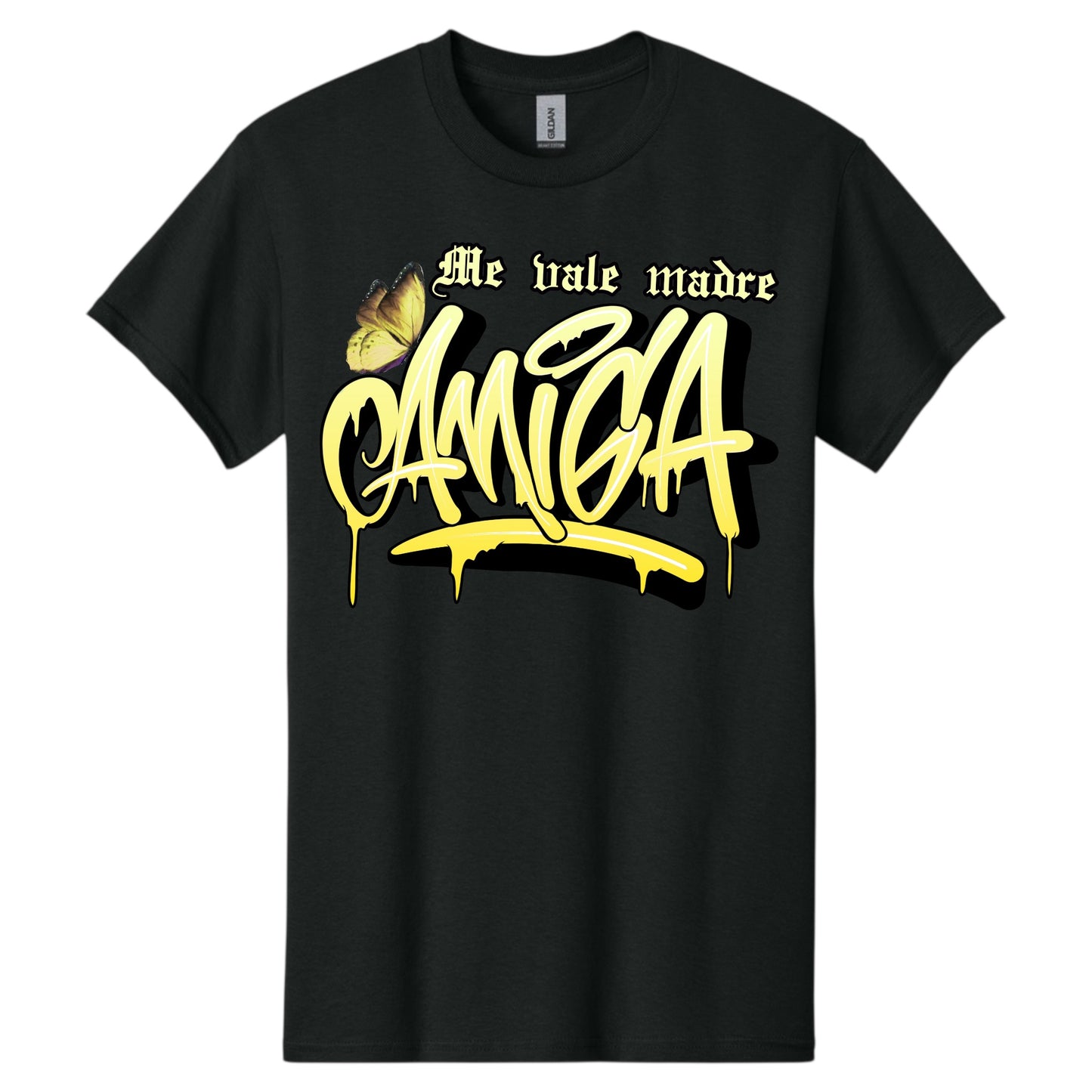 Yellow logo amiga shirt