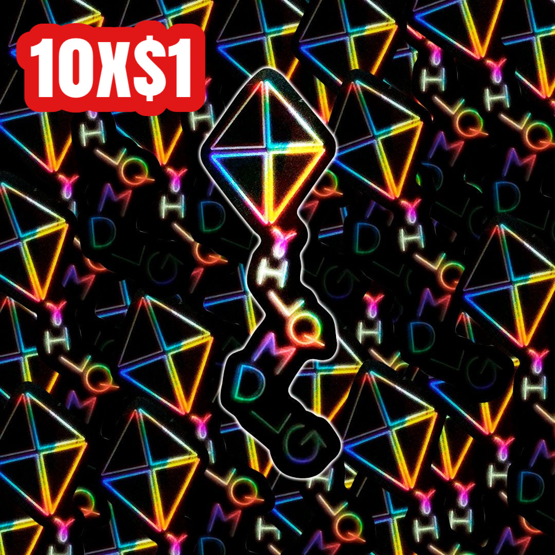 YHLQMDLG KITE holographic Sticker