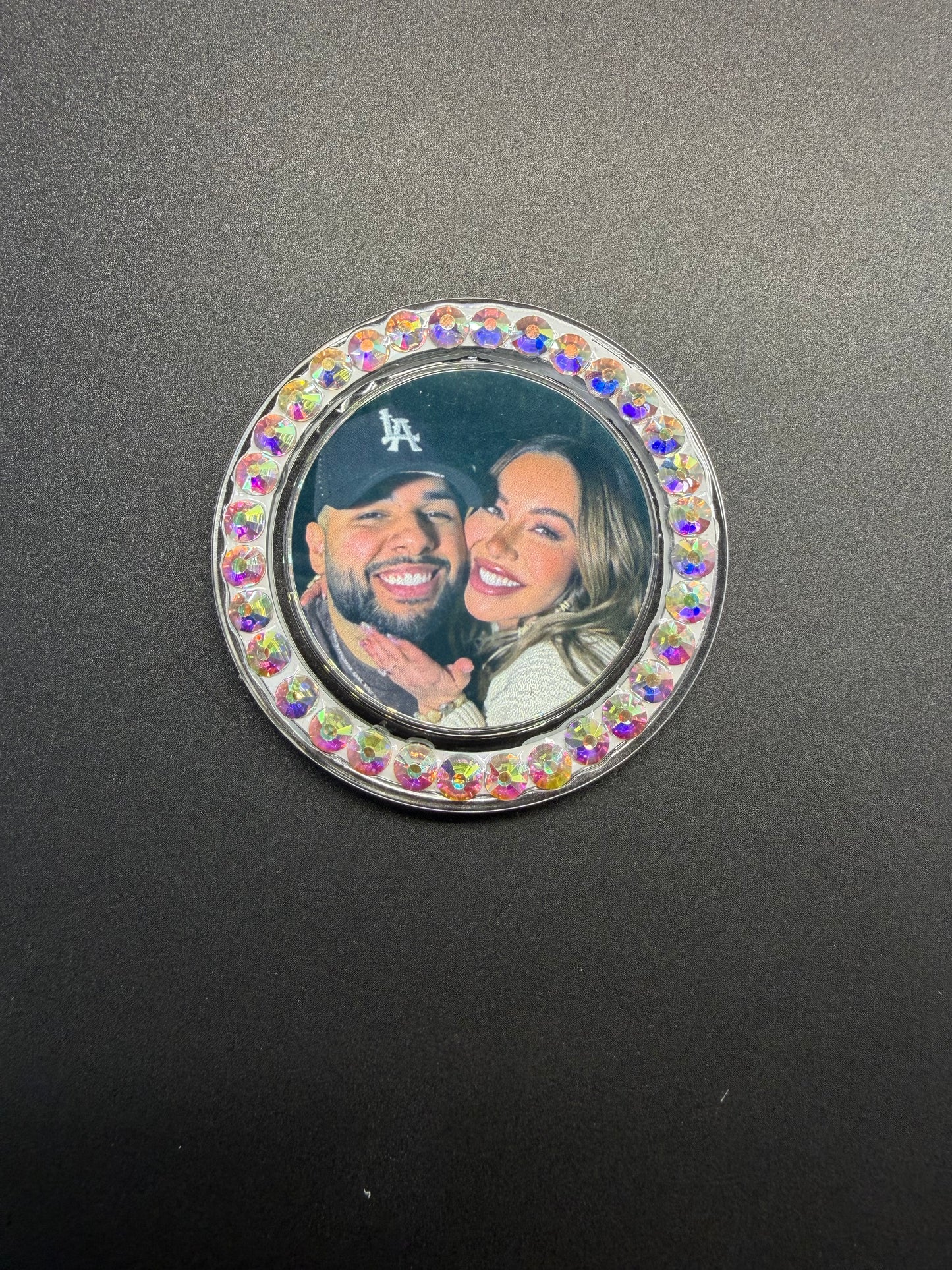 Rhinestone phone grip