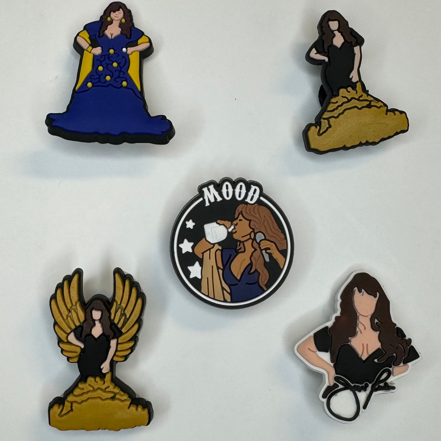 Jenny 5pc shoe charm Set