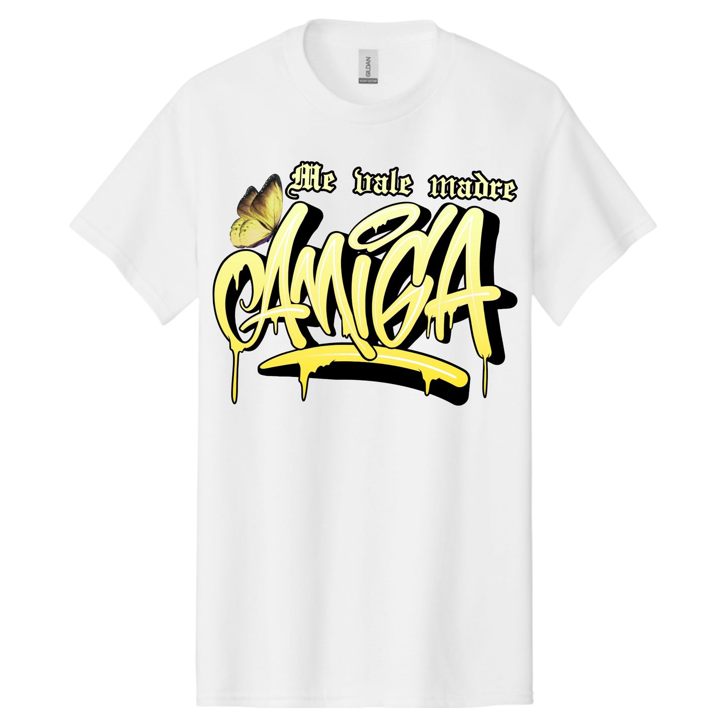 Yellow logo amiga shirt