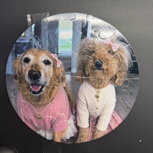 Round about 8inches custom photo puzzle (Copy)