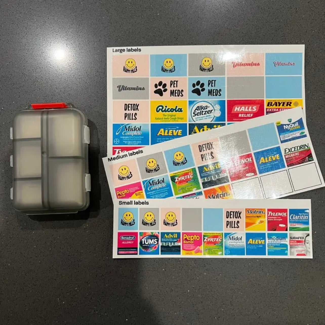 Pocket pharmacy organizer
