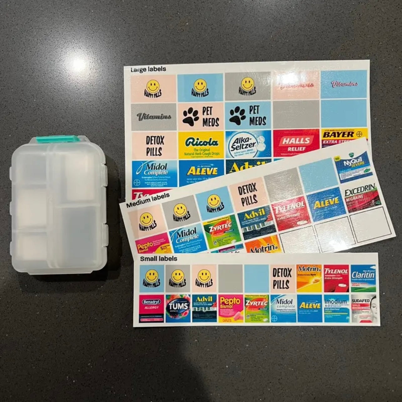 Pocket pharmacy organizer