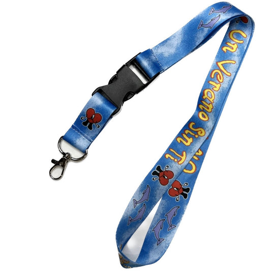 Verano Blue lanyard