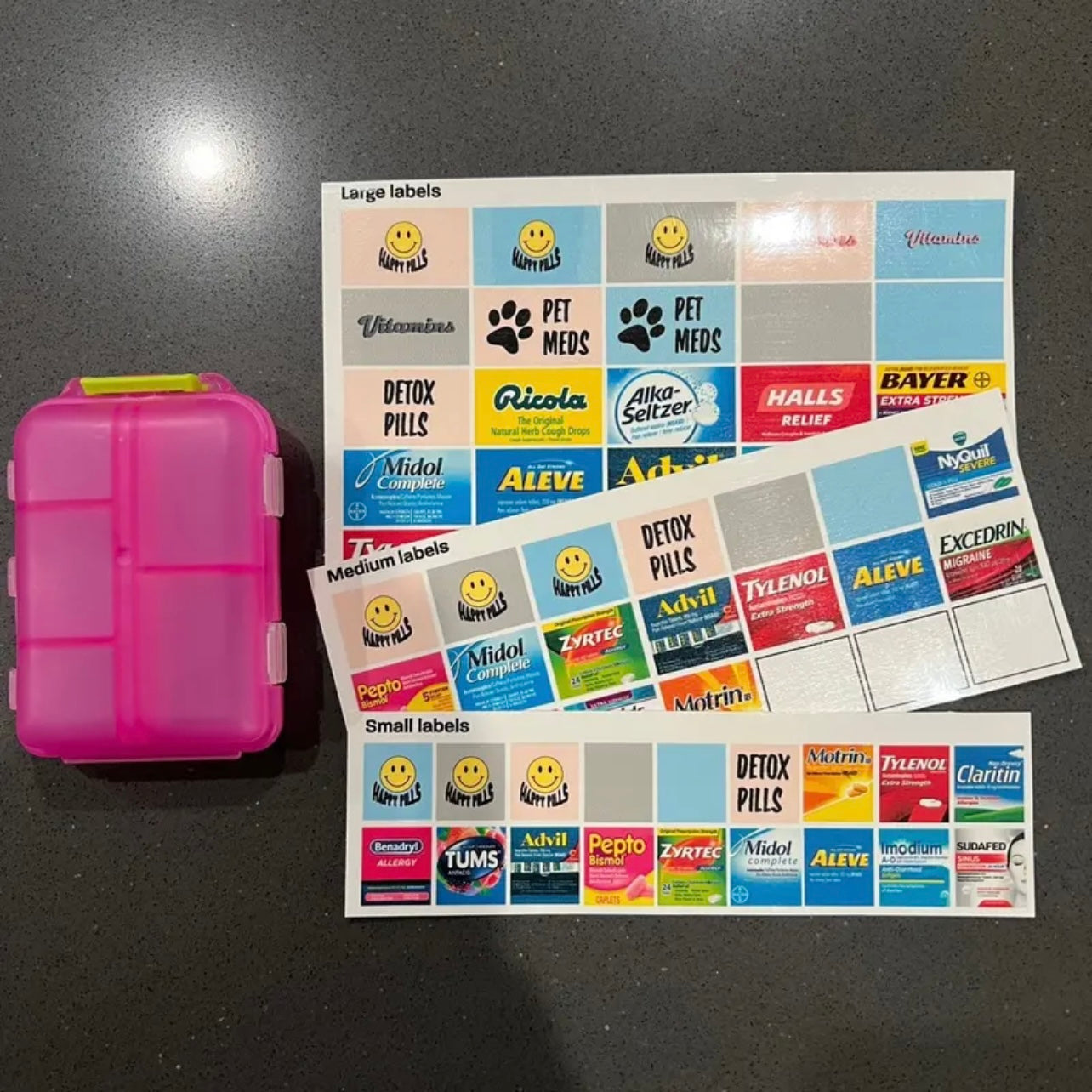 Pocket pharmacy organizer