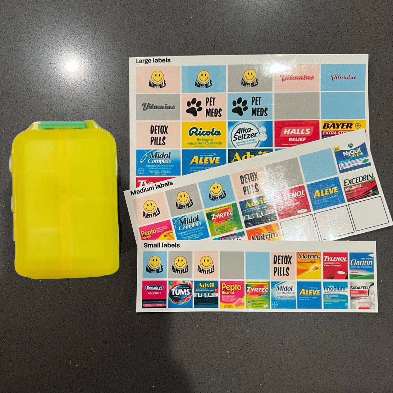 Pocket pharmacy organizer