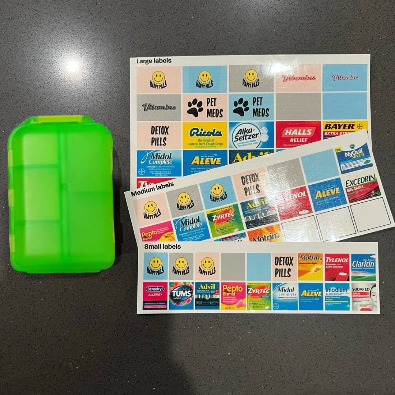 Pocket pharmacy organizer